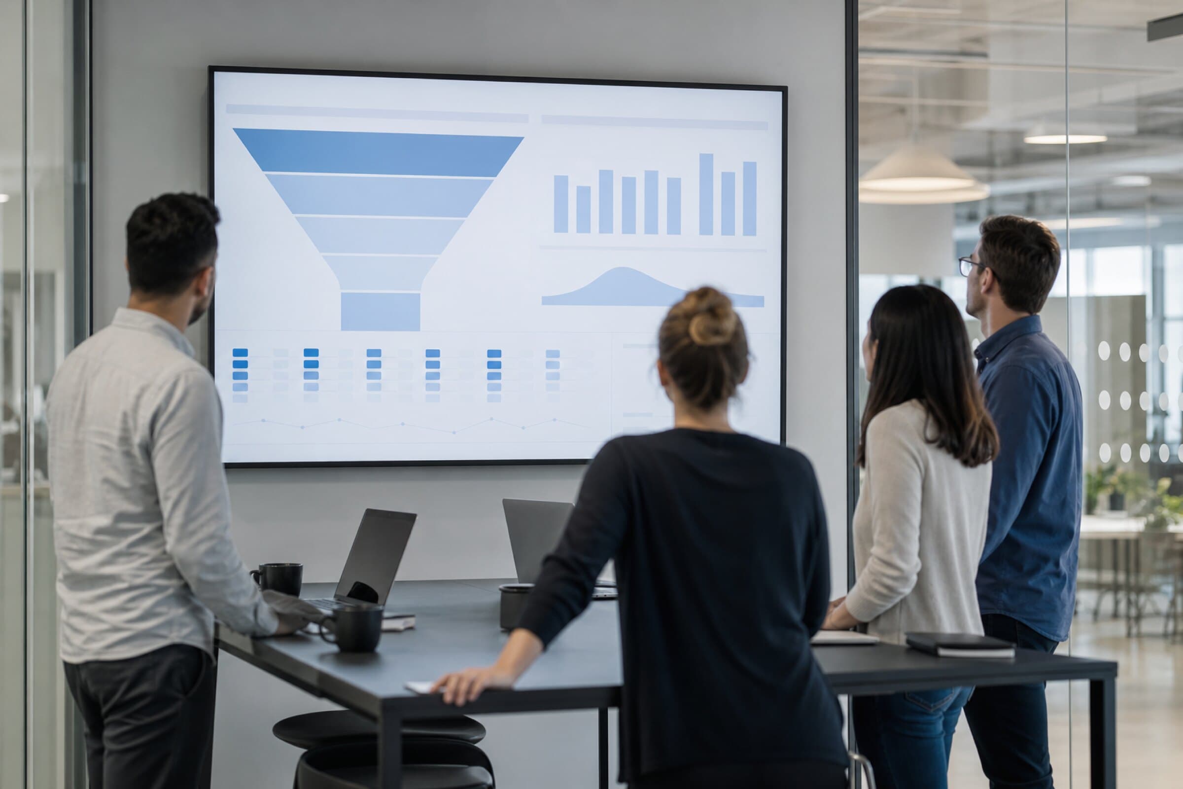 SaaS platform: scaling user acquisition through automated funnel architecture
